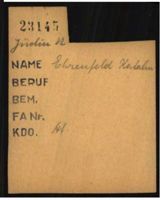 Kitty Williams's labor assignment card