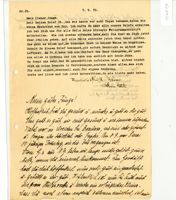 Letter from Curt and Regina Schönwald to Henry Wald (copy sent via Lothar), September 7, 1939