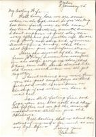 Letter from Clarence Williams to Gretchen Williams, January 5, 1945
