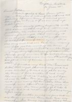 Letter from Clarence Williams to Gretchen Williams, June 30, 1945