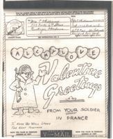 Letter from Clarence Williams to Gretchen Williams, February 14, 1945
